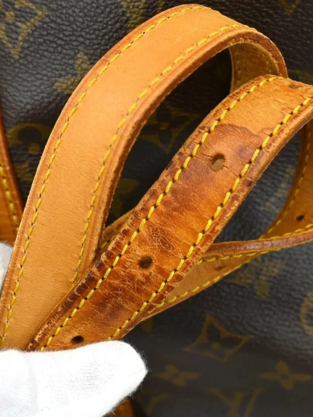 BUYIT03 LOUIS VUITTON RANDONNEE GM DRAWSTRING BAG MONOGRAM M42244 903A2 YQ08118 - Picture 4 of 15